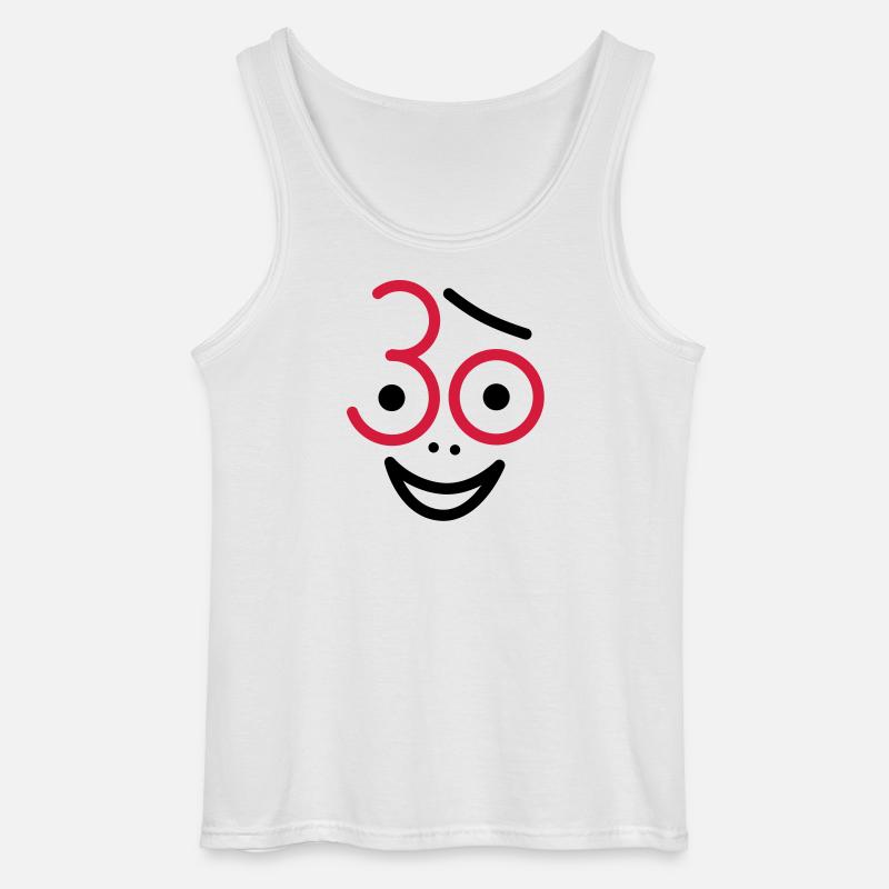 Juhu 30 Jahre ! - Gildan Männer Tank Top - Weiß