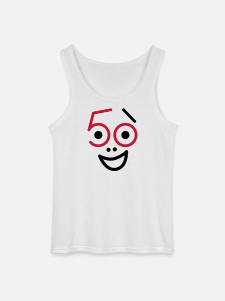 50 years old and still fresh! - Gildan Men’s Tank Top - white