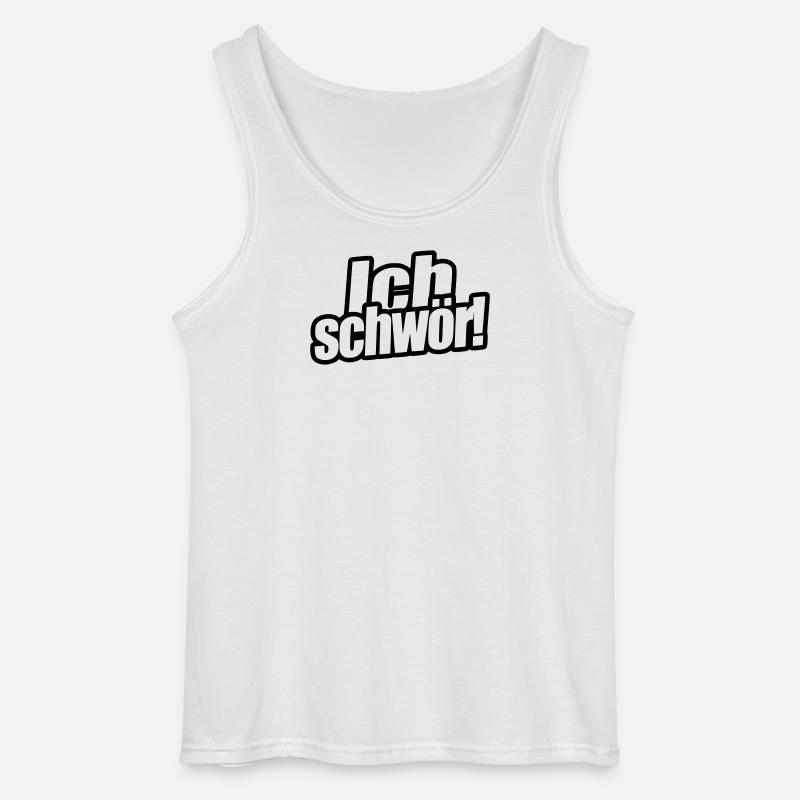 Ich schwör! - Gildan Männer Tank Top - Weiß