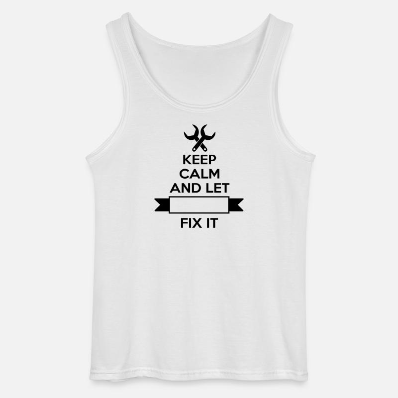 Mechaniker - Gildan Männer Tank Top - Weiß