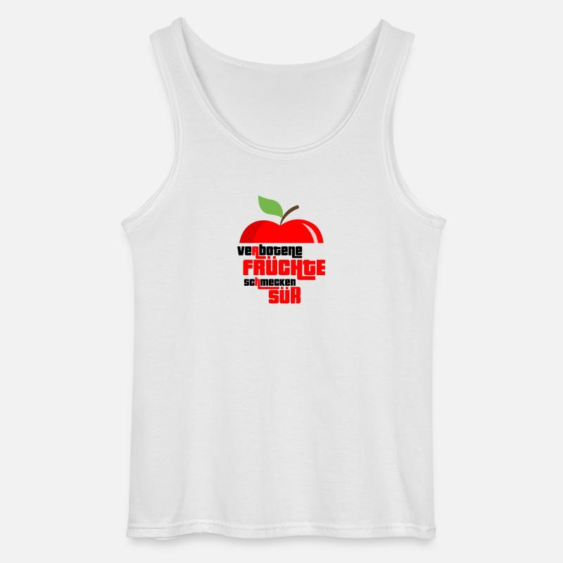 Obst Früchte Geschenkidee Früchte Funsprüche Obst - Gildan Männer Tank Top - Weiß