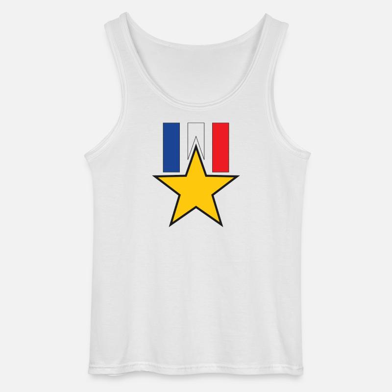 Military Dekoration - Gildan Männer Tank Top - Weiß