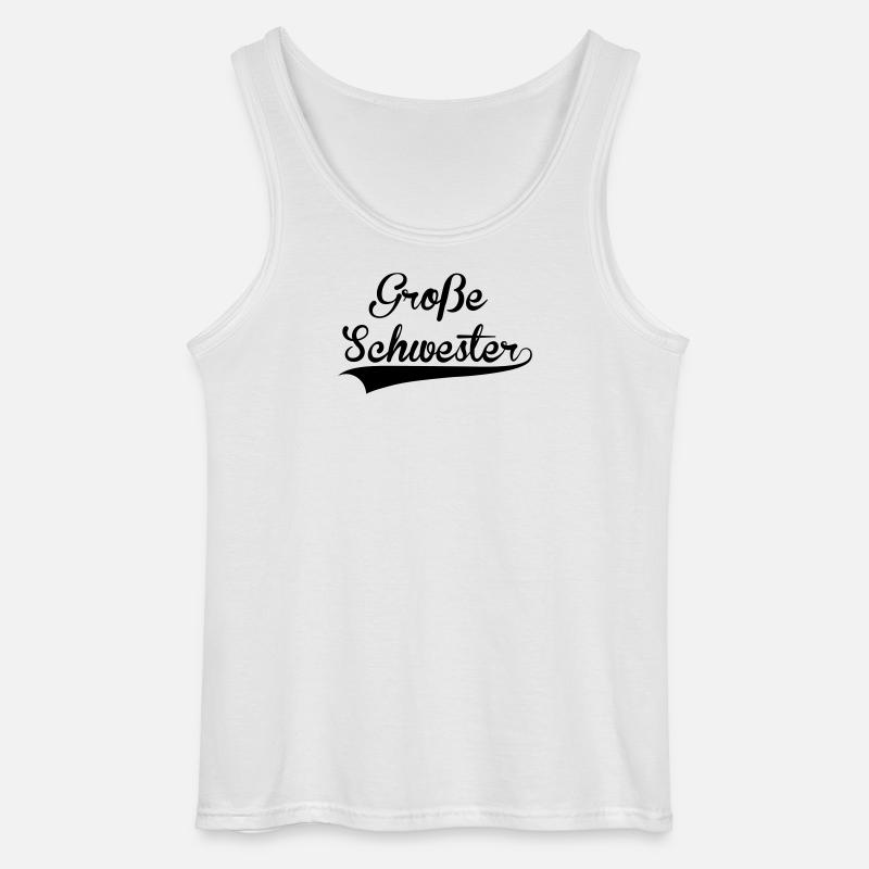 Große Schwester - Gildan Männer Tank Top - Weiß