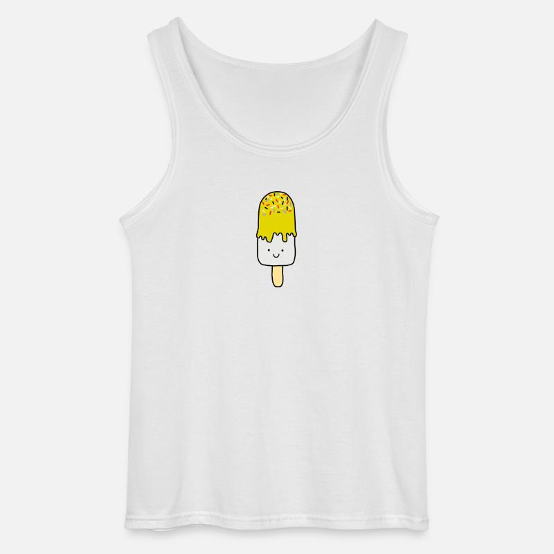 Eiscreme Eis Essen - Gildan Männer Tank Top - Weiß