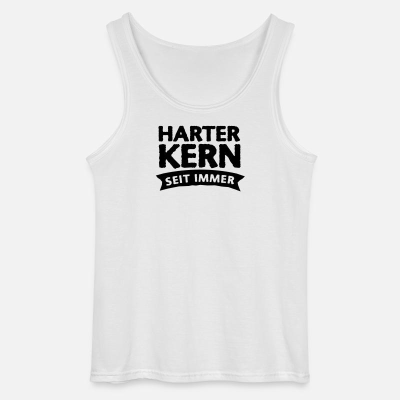 harter kern seit immer 1c - Gildan Männer Tank Top - Weiß