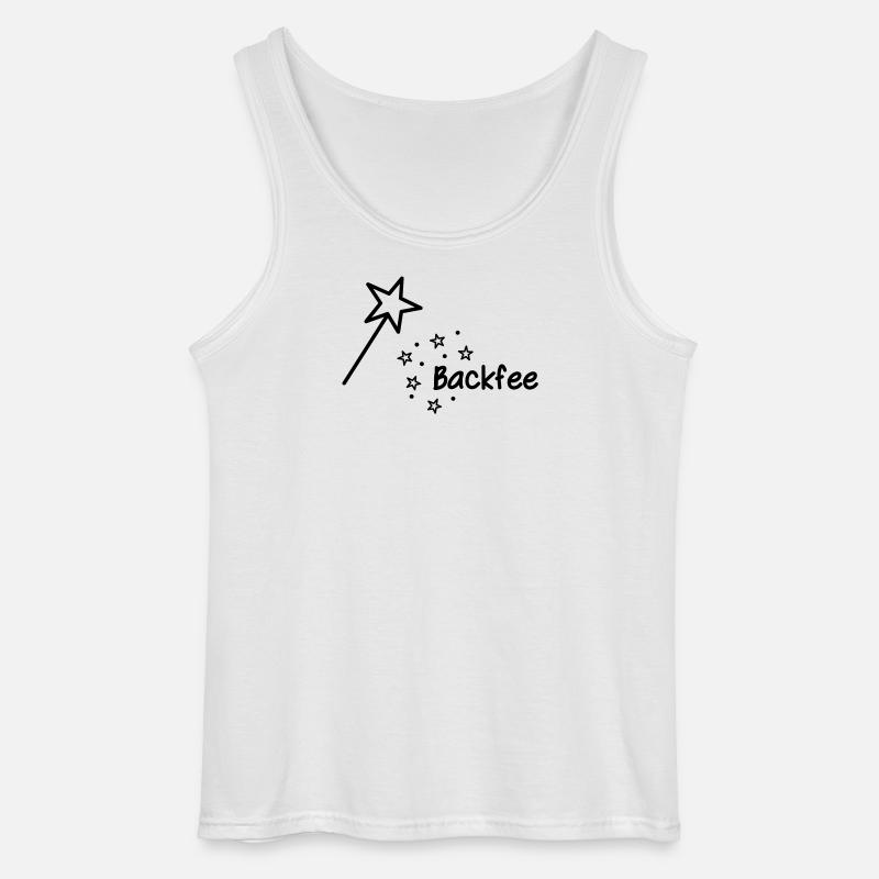 Backfee - Freude am Backen - Gildan Männer Tank Top - Weiß