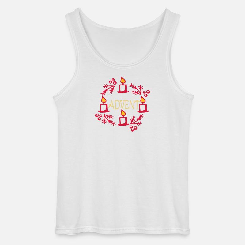 Advent - Gildan Männer Tank Top - Weiß