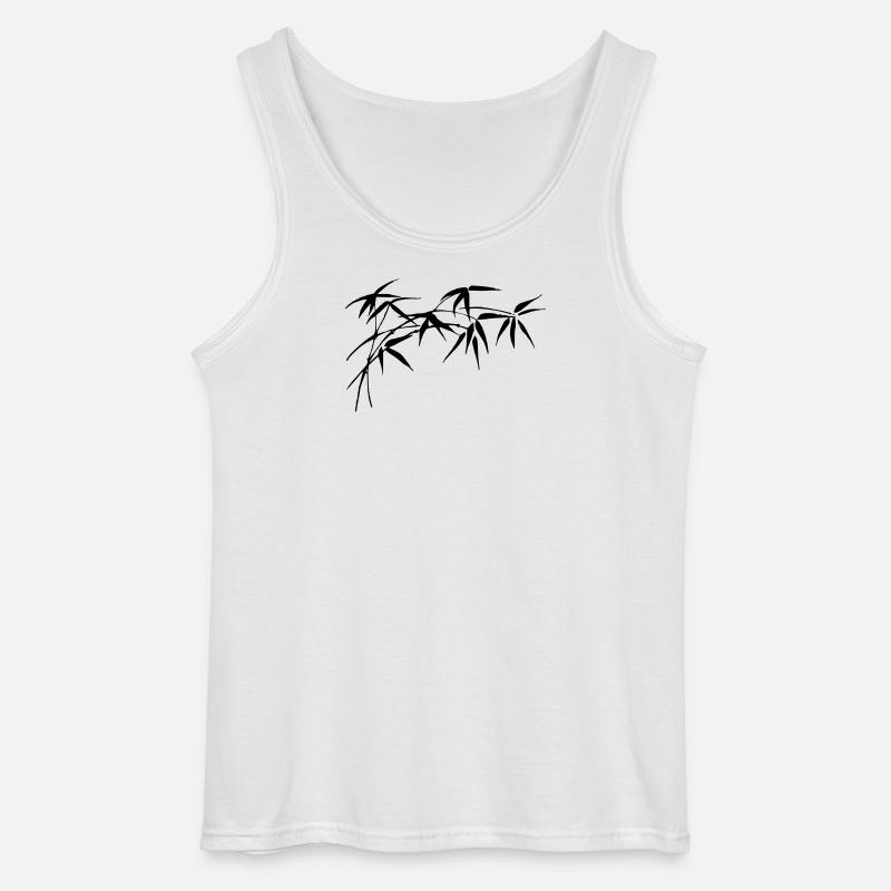 Bambus - Gildan Männer Tank Top - Weiß