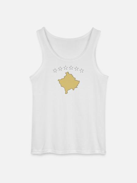 kosovo - Gildan Männer Tank Top - Weiß