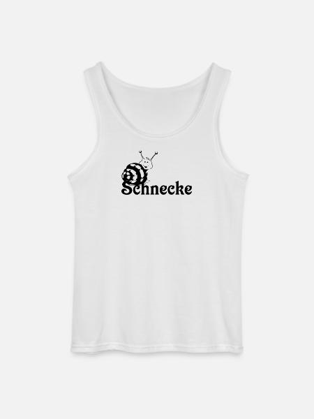 Schnecke - Gildan Männer Tank Top - Weiß