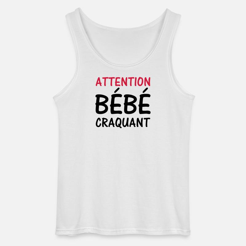 Warnung BABY süß! - Gildan Männer Tank Top - Weiß