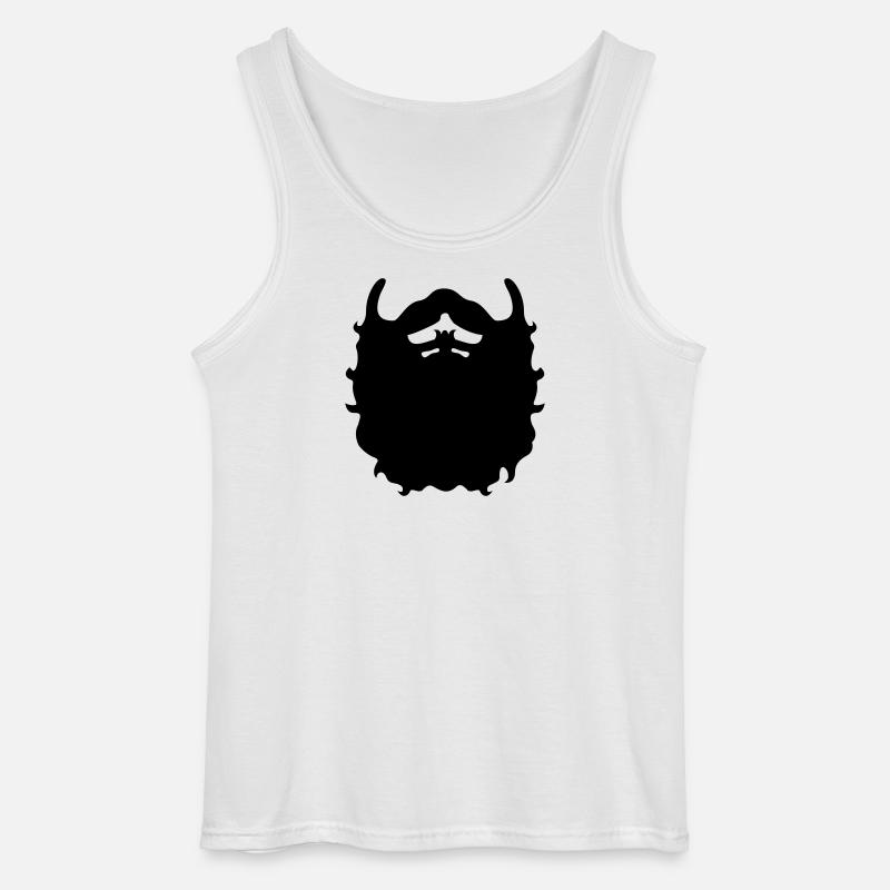 Bart - Gildan Männer Tank Top - Weiß