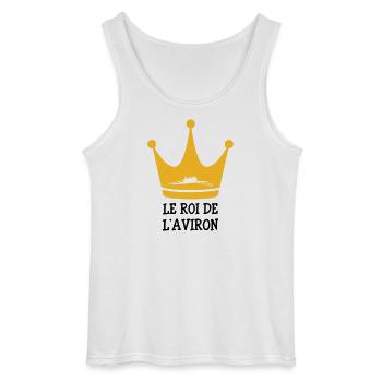 Rowing / Rower / Rudern / Ruderer - Gildan Männer Tank Top - Weiß - Vorne - AI Model Male 185 dark (185cm)