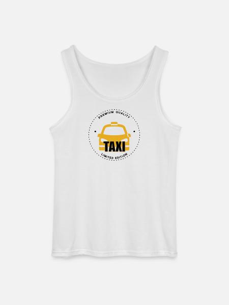 Taxi - Gildan Men’s Tank Top - white