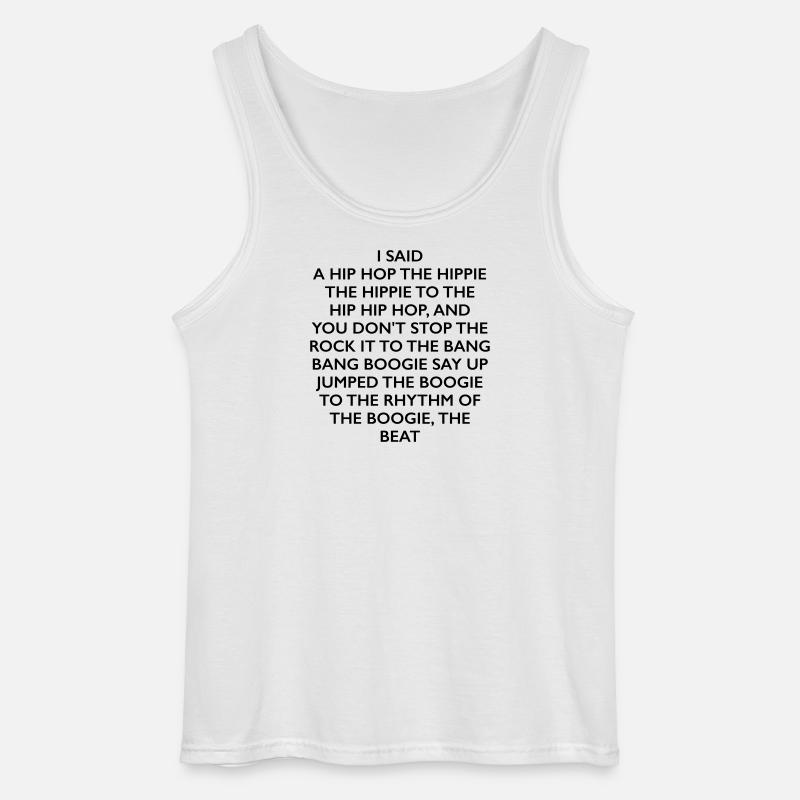 Rappers Delight - Gildan Männer Tank Top - Weiß