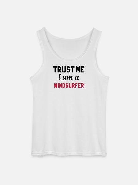 Windsurfen / Windsurfer / Windsurf / Windsurfing - Gildan Männer Tank Top - Weiß