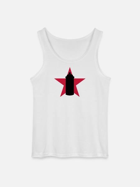 Graffiti / Tag / Writer / Street Art - Gildan singlet for menn - hvit