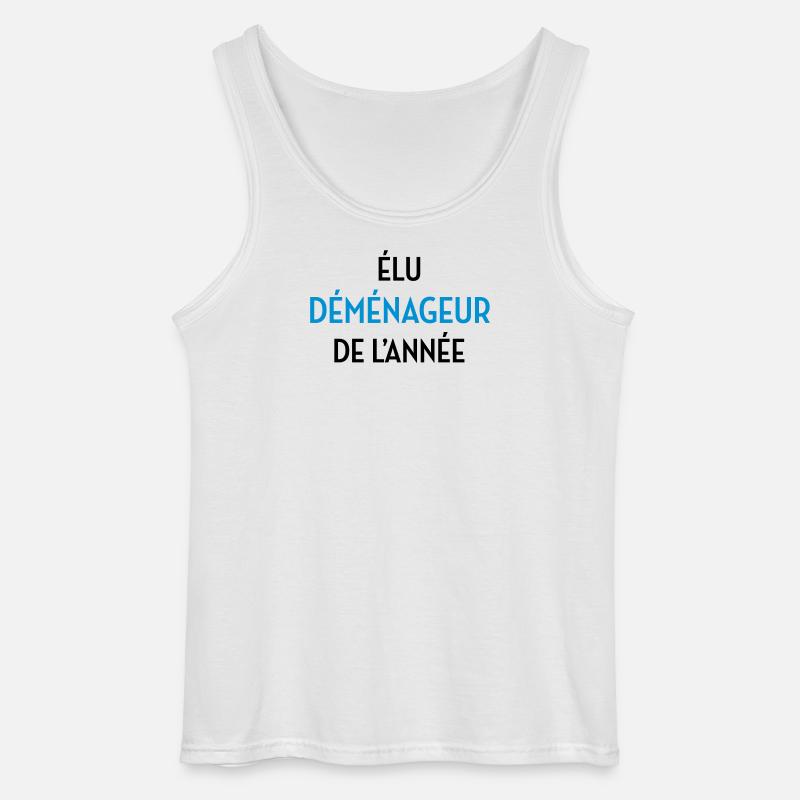 frachtführer / möbelpacker / mover / bewegen - Gildan Männer Tank Top - Weiß