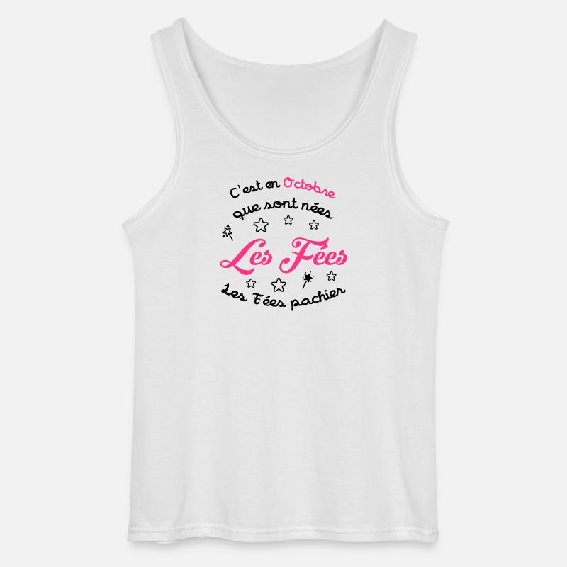 Mädchen / Fee / Prinzessin / Baby - Gildan Männer Tank Top - Weiß