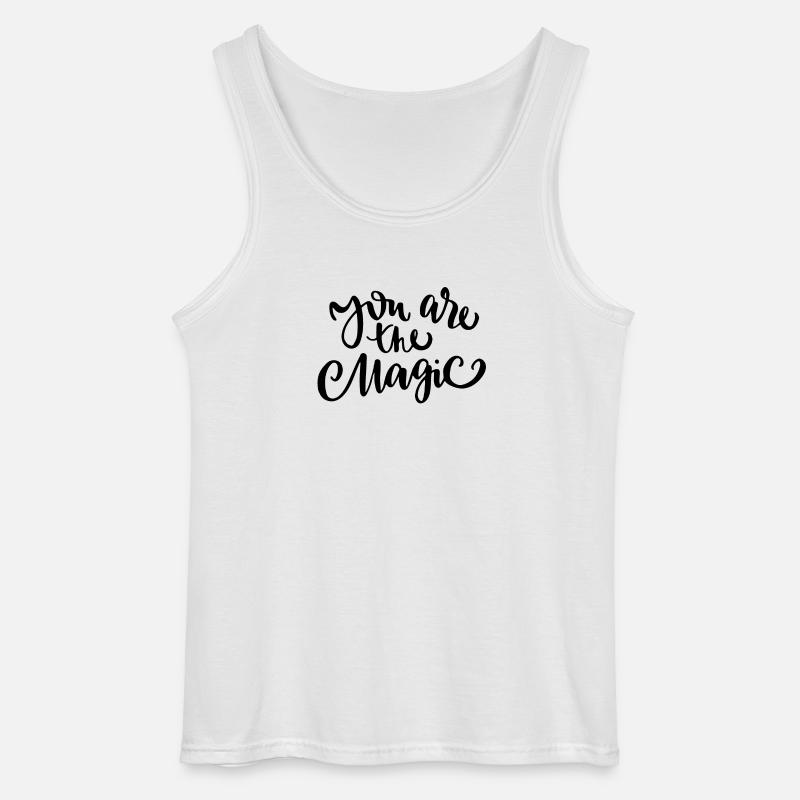 Du bist magisch - Magic - Gildan Männer Tank Top - Weiß
