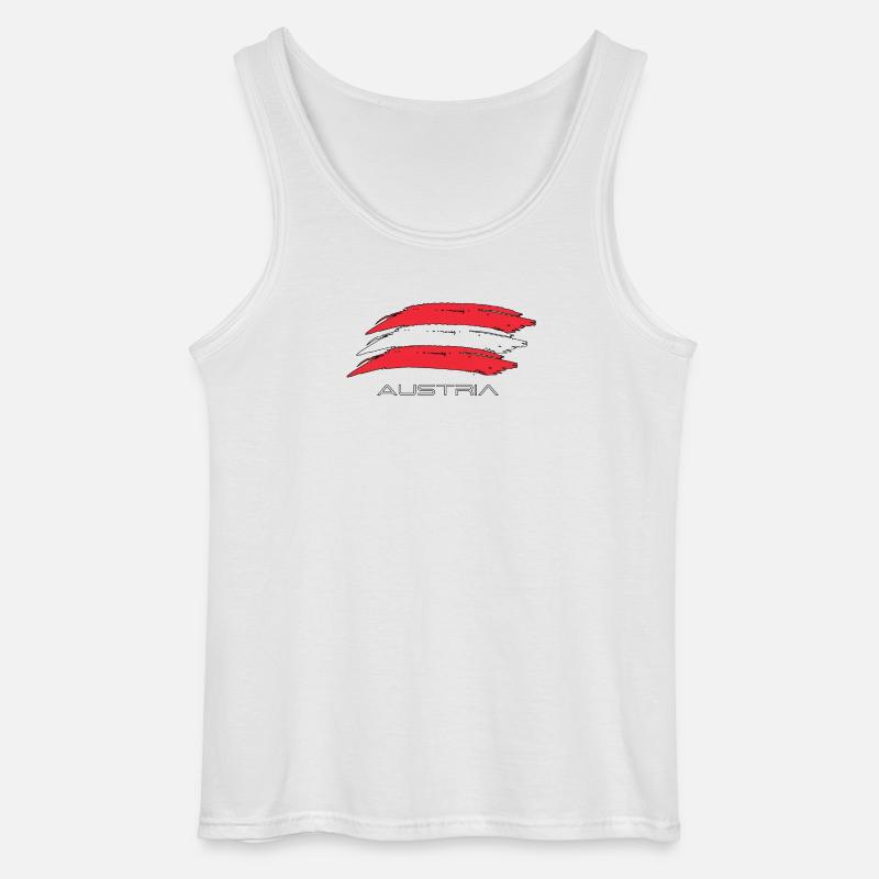 Austria - Gildan Männer Tank Top - Weiß