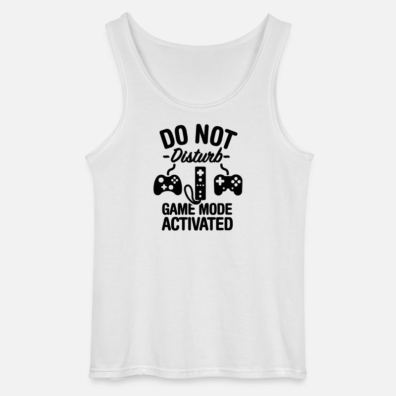 Do not disturb game mode activated - Gildan Männer Tank Top - Weiß
