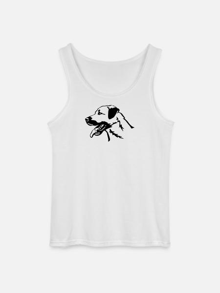 Kangal head - Gildan Men’s Tank Top - white
