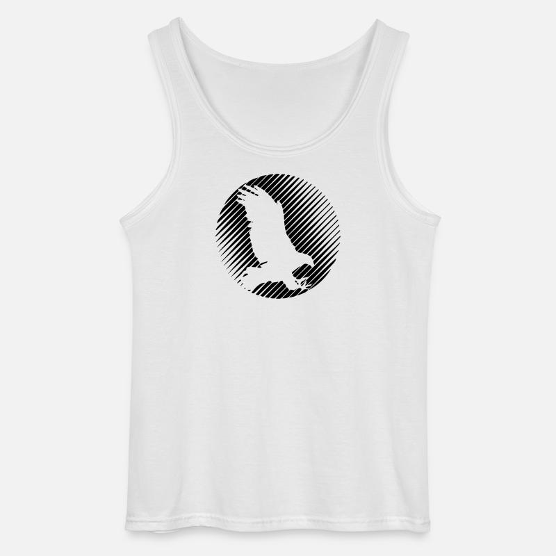 HAWK 0.1 - Gildan Männer Tank Top - Weiß