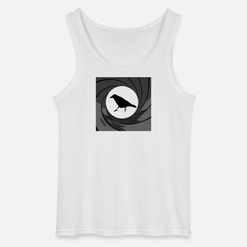 Bond crow - Gildan Männer Tank Top - Weiß