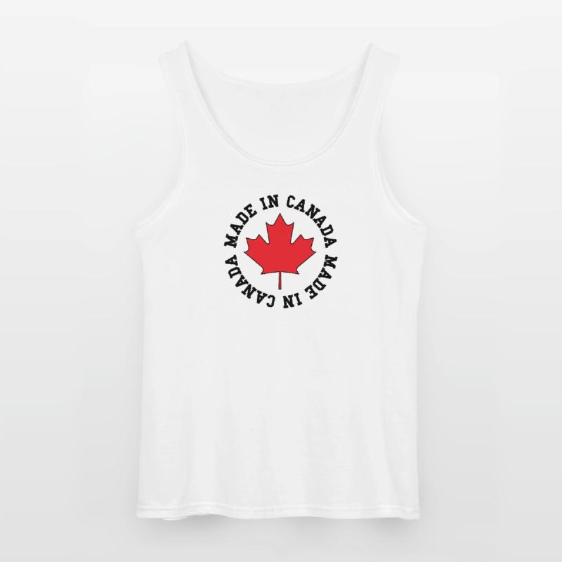 Made in Canada – Maple Leaf Statement Gildan Men’s Tank Top
