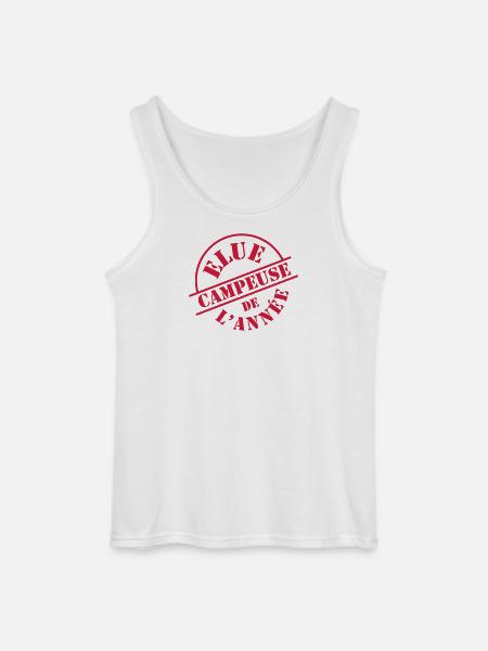 Elue Campeuse de l'année - Débardeur Gildan Homme - blanc