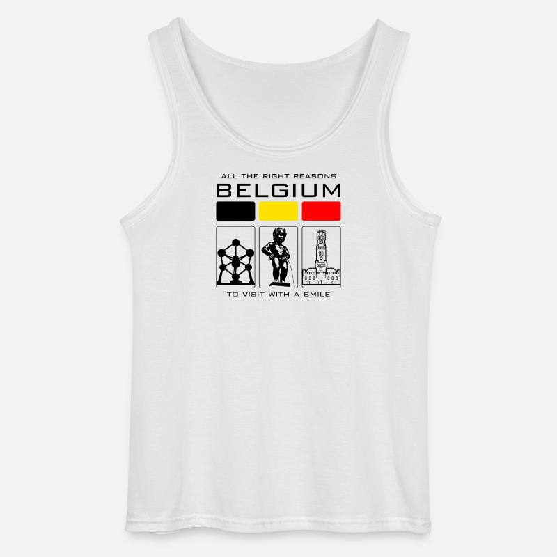 Bunte Blöcke und Bogen - Gildan Männer Tank Top - Weiß