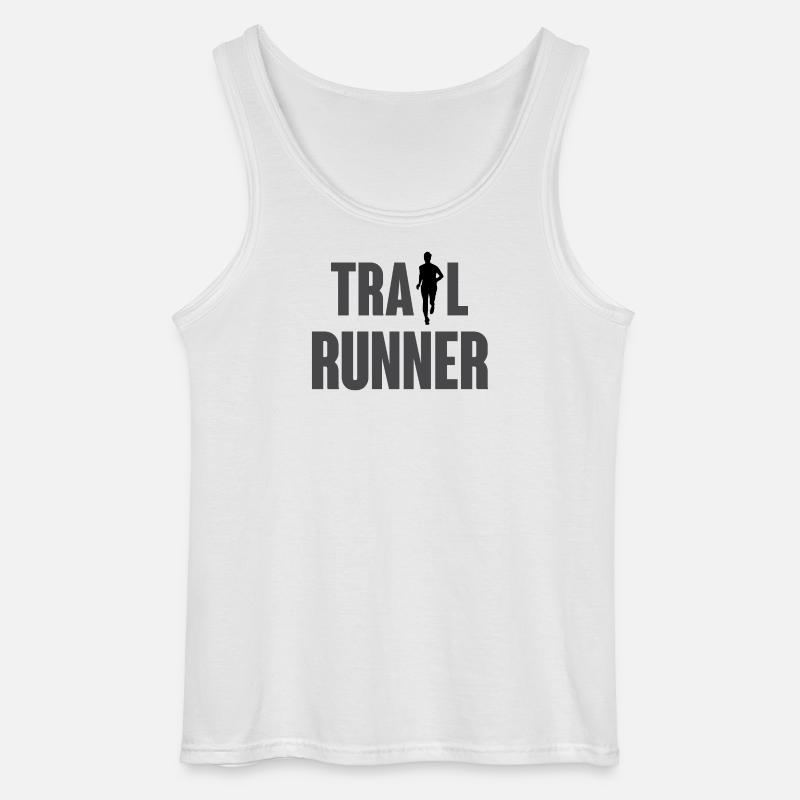 Trail Runner - Canotta da uomo Gildan - bianco