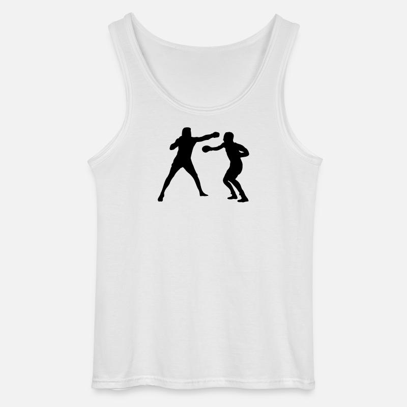 Boxkampftraining - Gildan Männer Tank Top - Weiß
