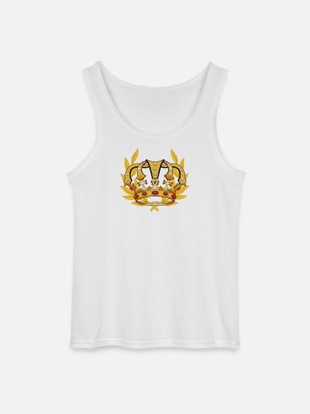 Crown King Majesty Royal Prince - Gildan Men’s Tank Top - white