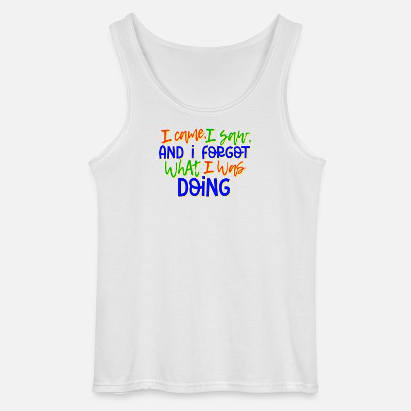 Humorvoll Statement Spruch Sprüche - Gildan Männer Tank Top - Weiß