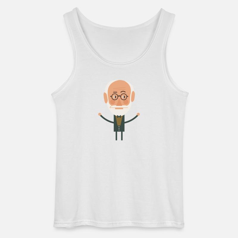 sigmund freud - Gildan Männer Tank Top - Weiß