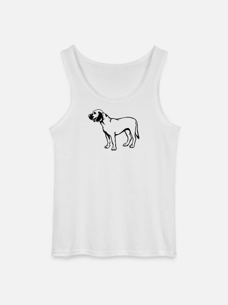 Hanoverian Sweat Dog - Gildan Men’s Tank Top - white