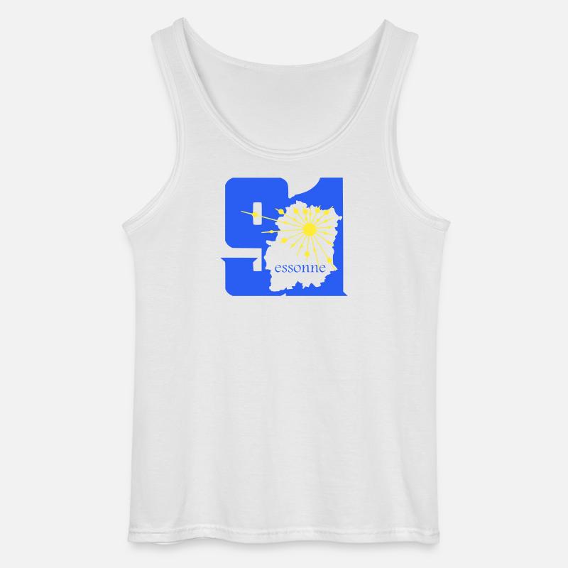 Essonne - Gildan Männer Tank Top - Weiß