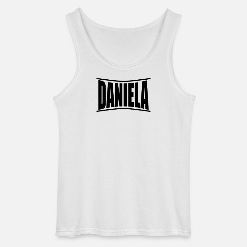 Daniela T-Shirt Geschenkidee - Gildan Männer Tank Top - Weiß