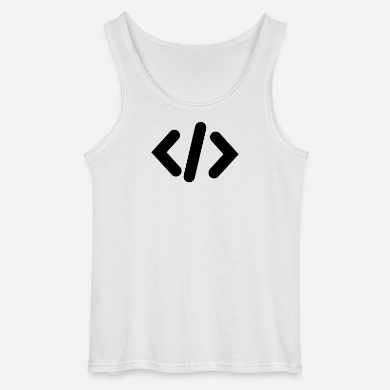 Code du programmeur - Débardeur Gildan Homme - blanc