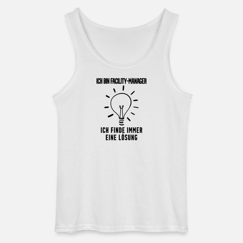 facility manager Beruf Ausbildung - Gildan Männer Tank Top - Weiß