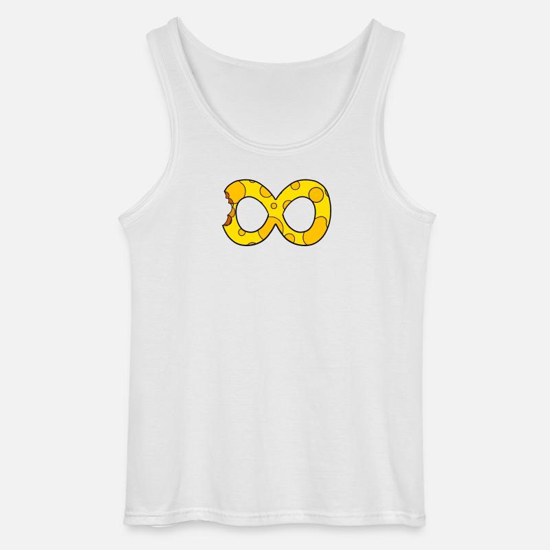Käse Unendlich - Gildan Männer Tank Top - Weiß