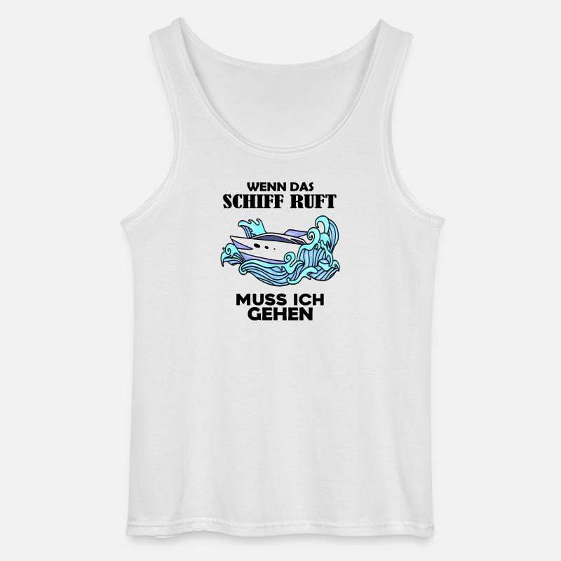 Schiff Schifffahrt - Gildan Männer Tank Top - Weiß