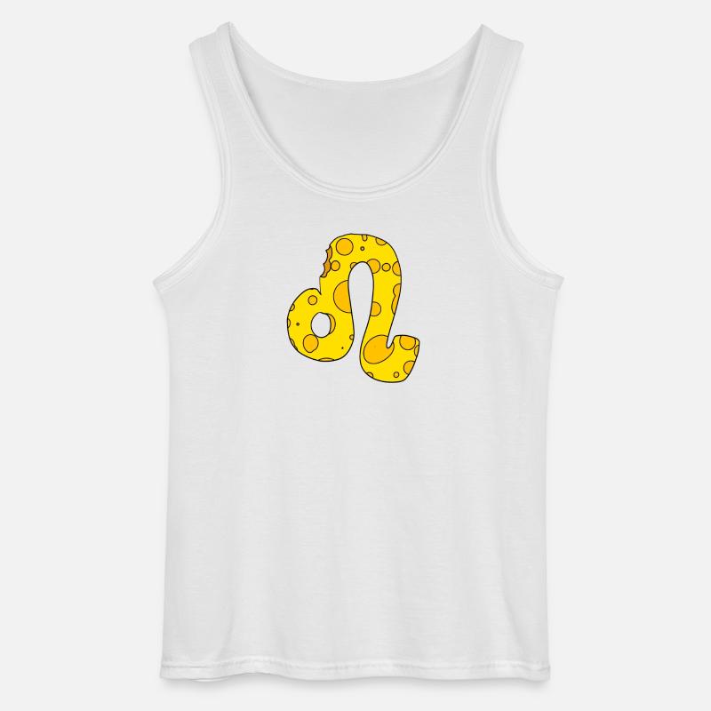 Sternzeichen Löwe - Gildan Männer Tank Top - Weiß