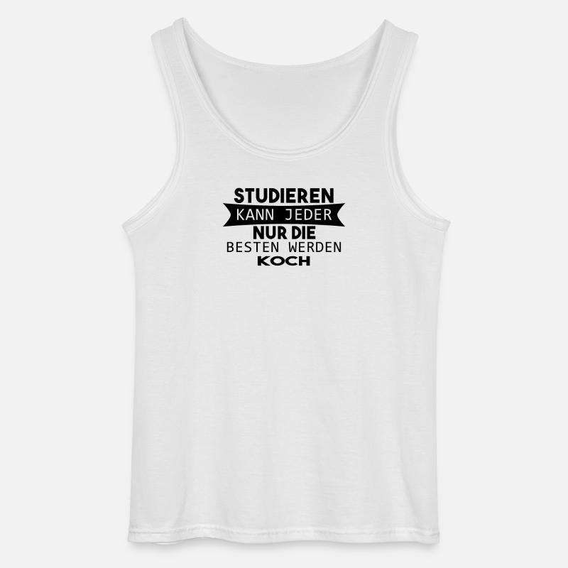 Koch Geschenk - Gildan Männer Tank Top - Weiß