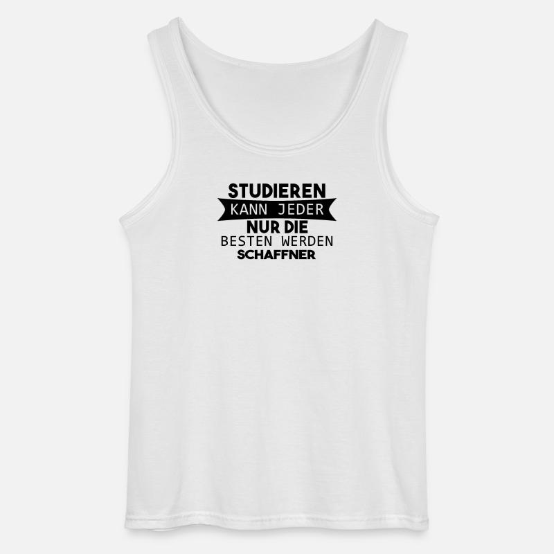 Schaffner Geschenk - Gildan Männer Tank Top - Weiß