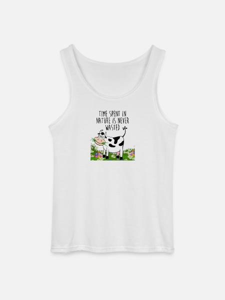 Time spent in nature - Gildan Men’s Tank Top - white