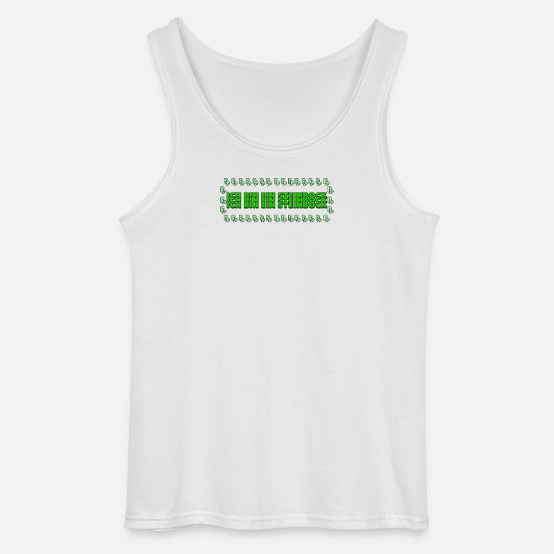 Steinbock Statement Horoskop Tierkreis Astrologie - Gildan Männer Tank Top - Weiß
