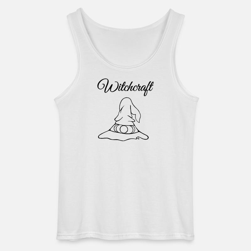 Witchcraft - Gildan Männer Tank Top - Weiß